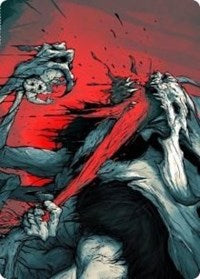 Vorinclex, Monstrous Raider 2 Art Card [Kaldheim Art Series] MTG Single Magic: The Gathering | Red Claw Gaming