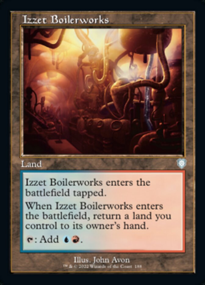 Izzet Boilerworks (Retro) [The Brothers' War Commander] MTG Single Magic: The Gathering | Red Claw Gaming