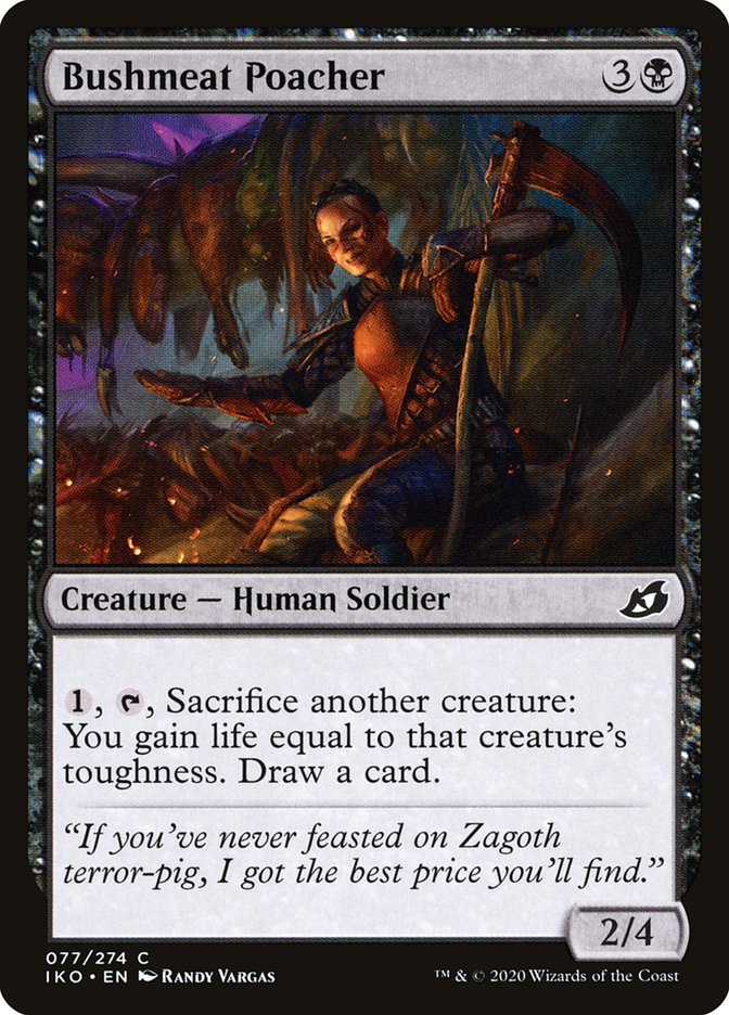 Bushmeat Poacher [Ikoria: Lair of Behemoths] MTG Single Magic: The Gathering | Red Claw Gaming