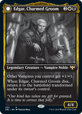 Edgar, Charmed Groom // Edgar Markov's Coffin [Innistrad: Double Feature] MTG Single Magic: The Gathering | Red Claw Gaming