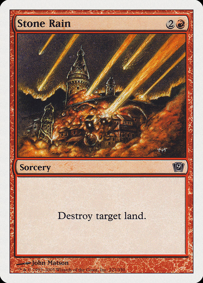 Stone Rain [Ninth Edition] MTG Single Magic: The Gathering | Red Claw Gaming