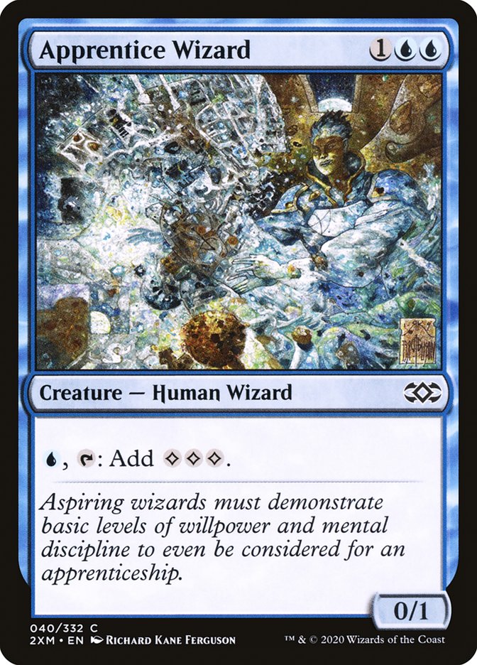Apprentice Wizard [Double Masters] MTG Single Magic: The Gathering | Red Claw Gaming