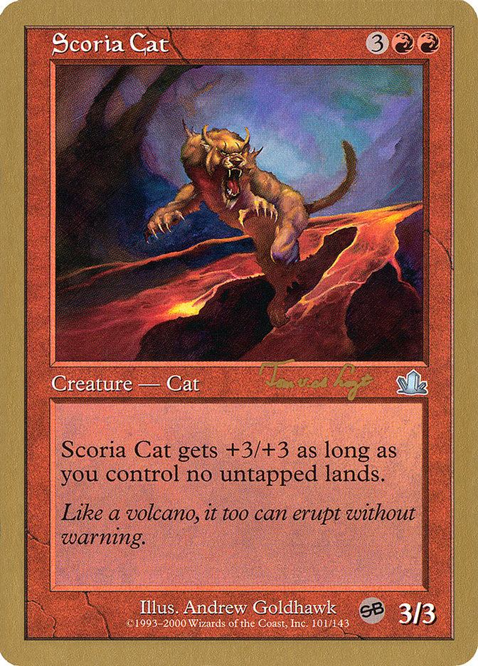 Scoria Cat (Tom van de Logt) (SB) [World Championship Decks 2001] MTG Single Magic: The Gathering | Red Claw Gaming