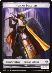 Human Soldier // Elephant Double-Sided Token [Phyrexia: All Will Be One Commander Tokens] MTG Single Magic: The Gathering | Red Claw Gaming