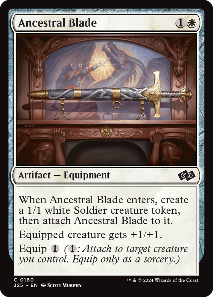 Ancestral Blade [Foundations Jumpstart] MTG Single Magic: The Gathering | Red Claw Gaming