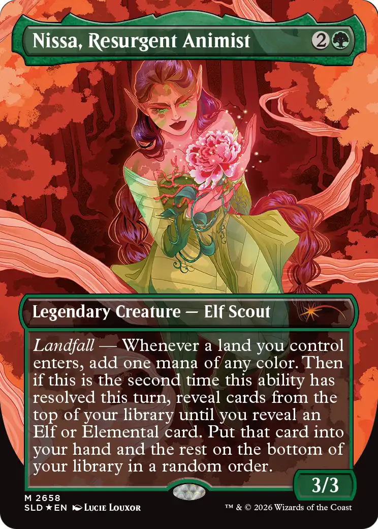 Nissa, Resurgent Animist [Secret Lair Drop Series] | Red Claw Gaming