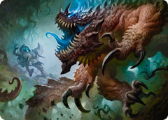 Basilisk Art Card [Dungeons & Dragons: Adventures in the Forgotten Realms Art Series] MTG Single Magic: The Gathering | Red Claw Gaming