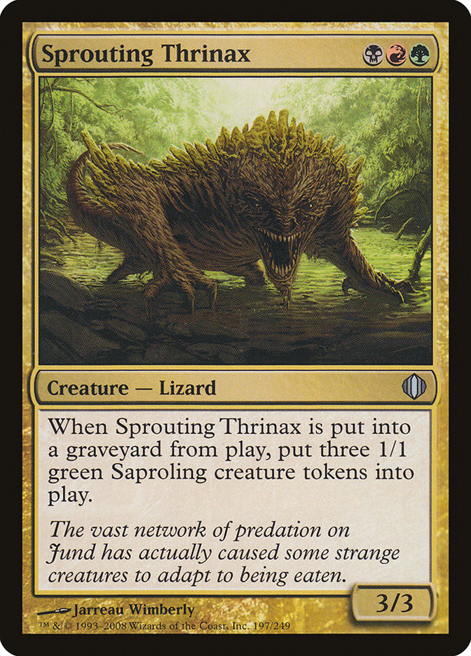 Sprouting Thrinax [Shards of Alara] MTG Single Magic: The Gathering | Red Claw Gaming
