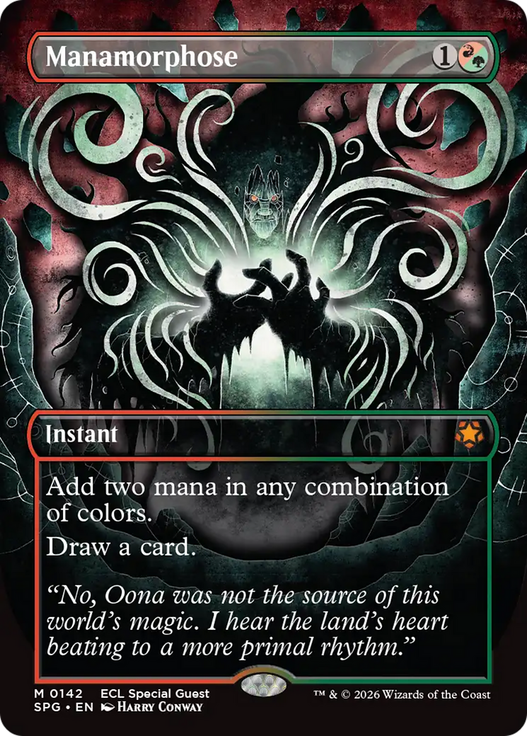 Manamorphose (Borderless) [Lorwyn Eclipsed Special Guests] MTG Single Magic: The Gathering | Red Claw Gaming
