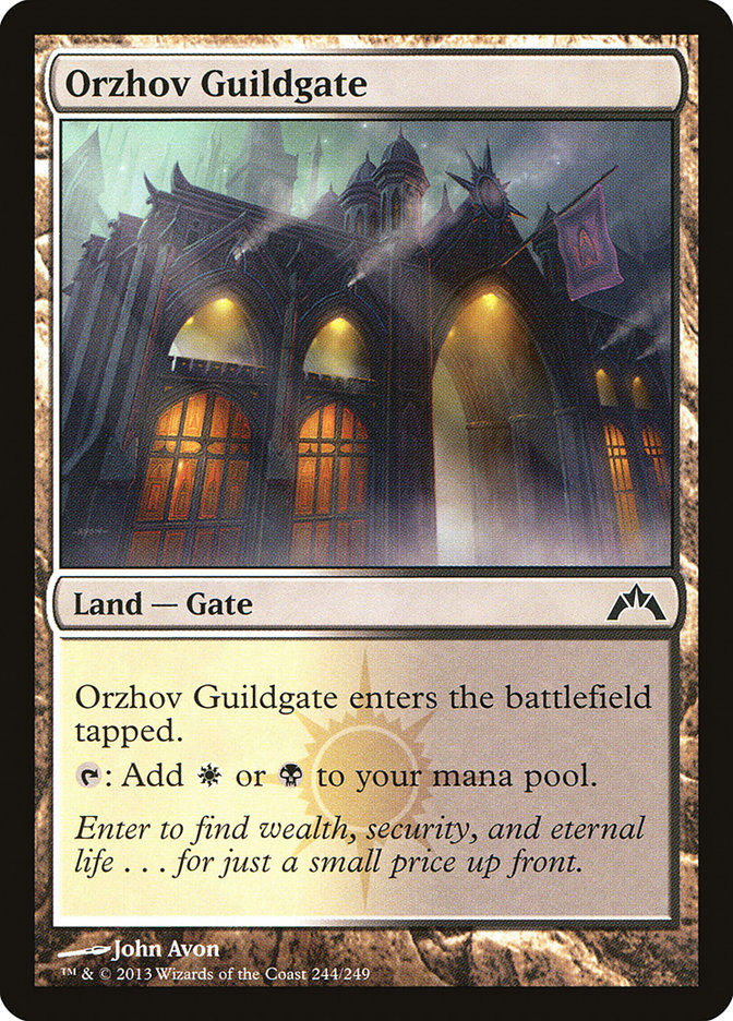 Orzhov Guildgate [Gatecrash] MTG Single Magic: The Gathering | Red Claw Gaming