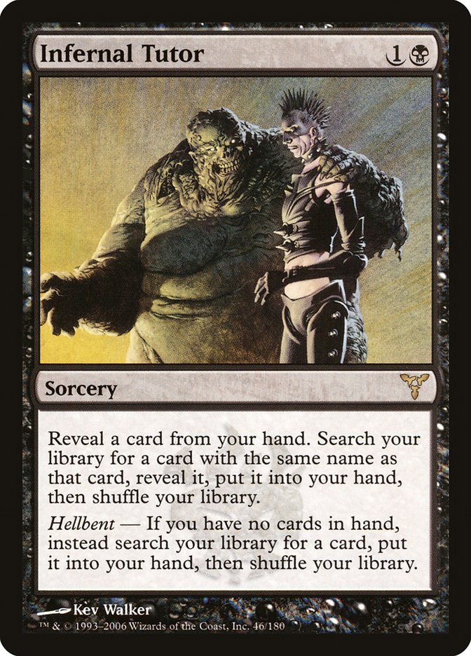 Infernal Tutor [Dissension] MTG Single Magic: The Gathering | Red Claw Gaming
