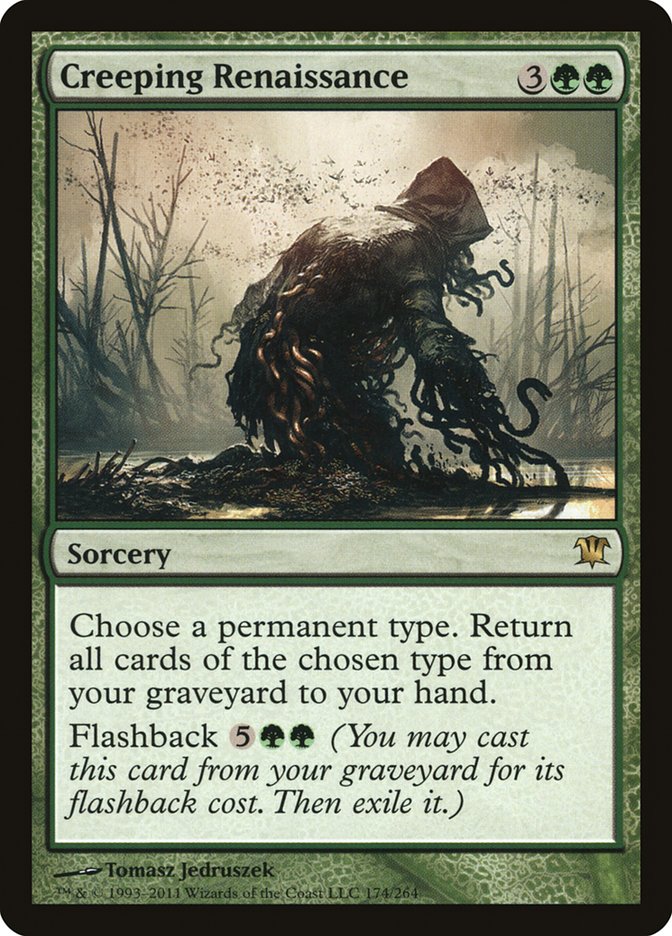Creeping Renaissance [Innistrad] MTG Single Magic: The Gathering | Red Claw Gaming