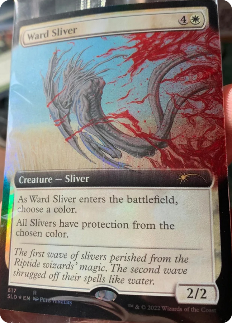 Ward Sliver (Extended Art) [Secret Lair Drop Promos] MTG Single Magic: The Gathering | Red Claw Gaming