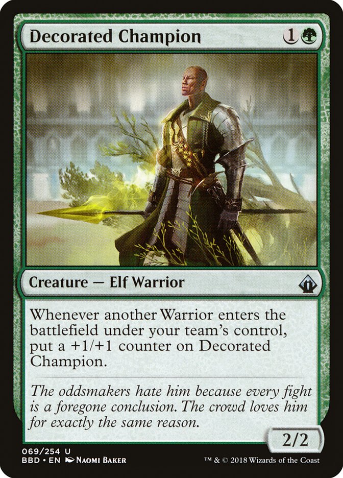 Decorated Champion [Battlebond] MTG Single Magic: The Gathering | Red Claw Gaming