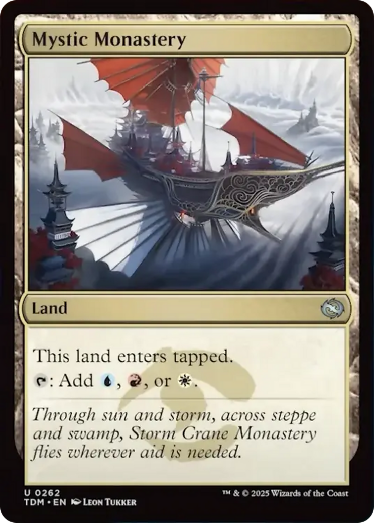 Mystic Monastery [Tarkir: Dragonstorm] MTG Single Magic: The Gathering | Red Claw Gaming