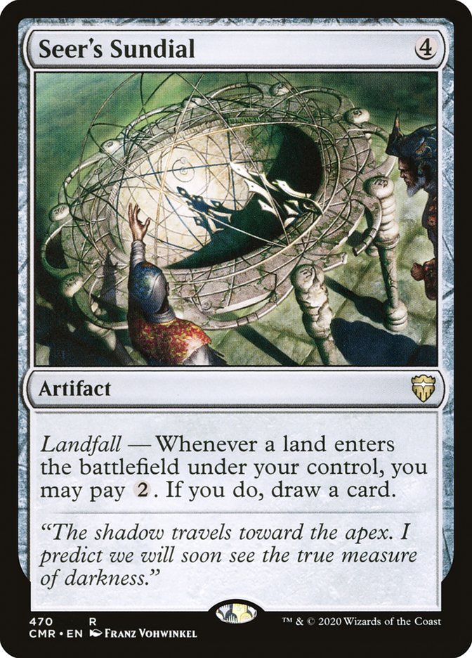 Seer's Sundial [Commander Legends] MTG Single Magic: The Gathering | Red Claw Gaming