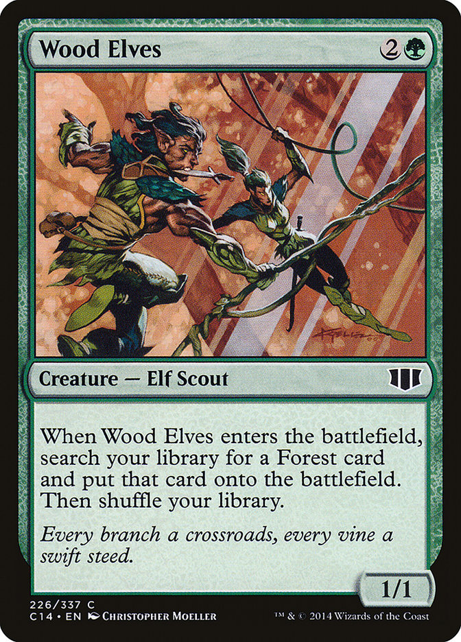 Wood Elves [Commander 2014] MTG Single Magic: The Gathering | Red Claw Gaming