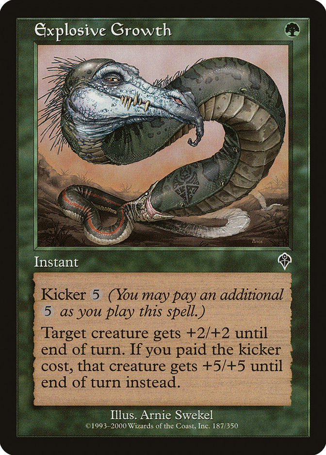 Explosive Growth [Invasion] MTG Single Magic: The Gathering | Red Claw Gaming