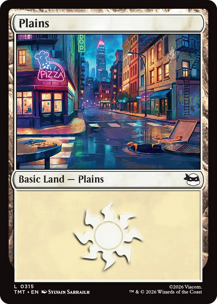 Plains (0315) [Teenage Mutant Ninja Turtles] MTG Single Magic: The Gathering | Red Claw Gaming