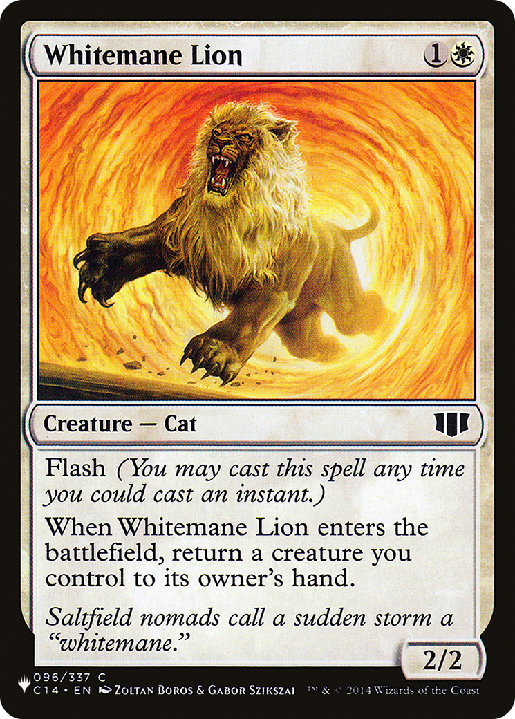 Whitemane Lion (PLC) [The List] MTG Single Magic: The Gathering | Red Claw Gaming