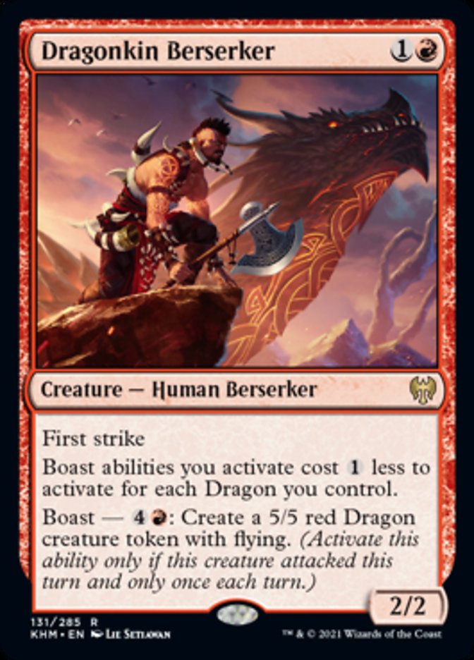 Dragonkin Berserker [Kaldheim] MTG Single Magic: The Gathering | Red Claw Gaming