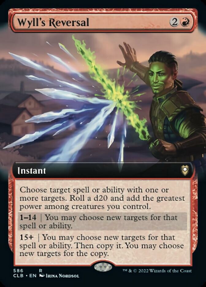 Wyll's Reversal (Extended Art) [Commander Legends: Battle for Baldur's Gate] MTG Single Magic: The Gathering | Red Claw Gaming