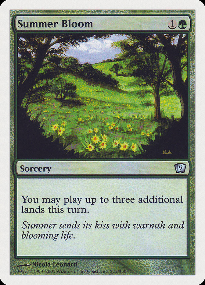 Summer Bloom [Ninth Edition] MTG Single Magic: The Gathering | Red Claw Gaming