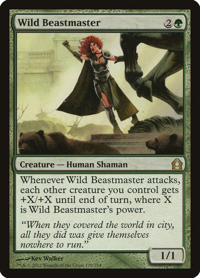 Wild Beastmaster [Return to Ravnica] MTG Single Magic: The Gathering | Red Claw Gaming