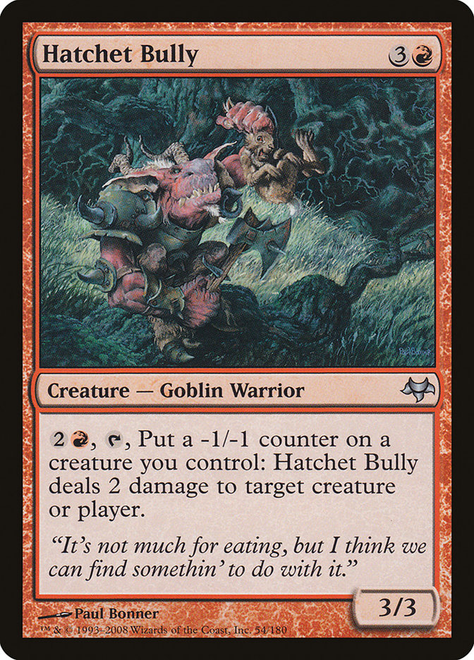 Hatchet Bully [Eventide] MTG Single Magic: The Gathering | Red Claw Gaming