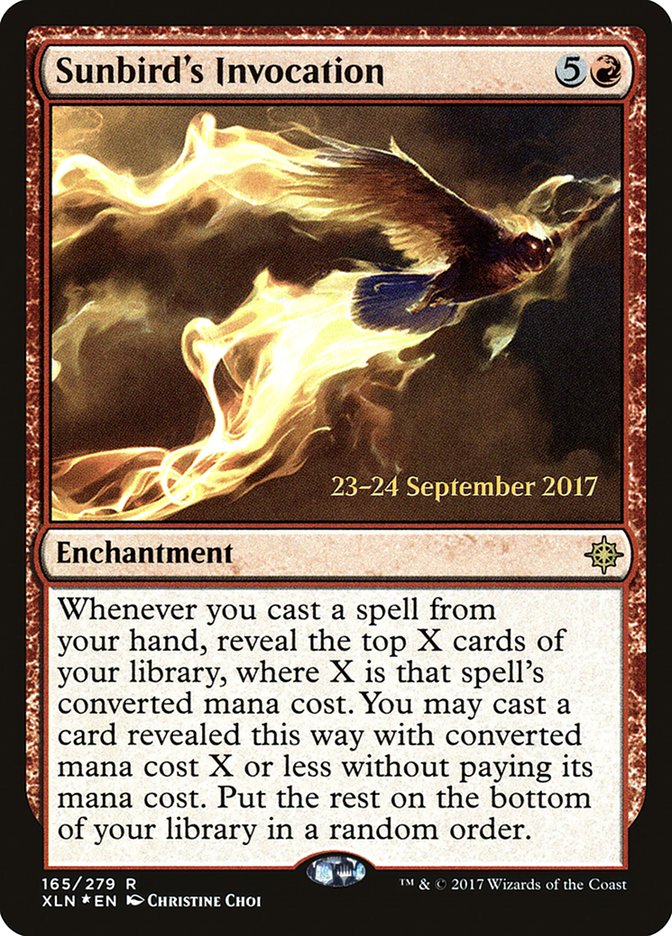 Sunbird's Invocation [Ixalan Prerelease Promos] MTG Single Magic: The Gathering | Red Claw Gaming