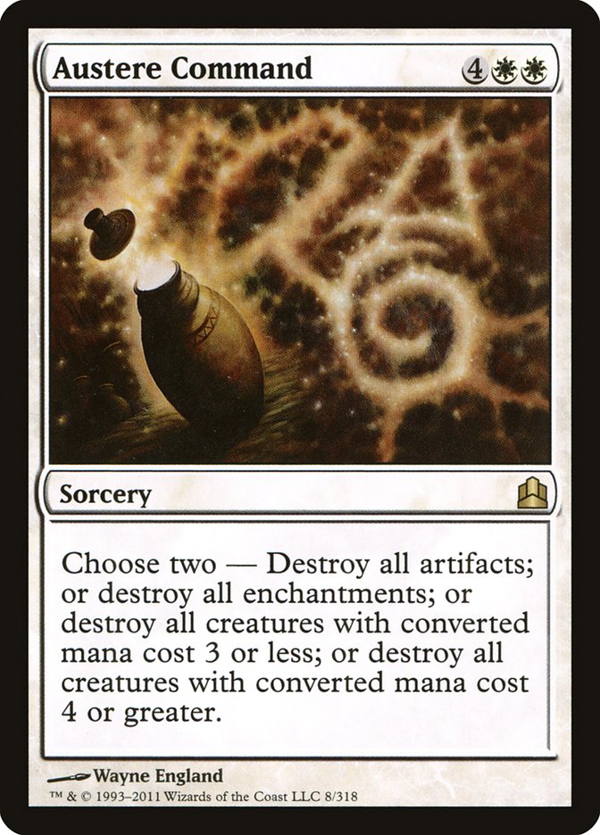 Austere Command [Commander 2011] MTG Single Magic: The Gathering | Red Claw Gaming