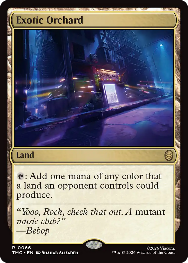 Exotic Orchard [Teenage Mutant Ninja Turtles Commander] MTG Single Magic: The Gathering | Red Claw Gaming