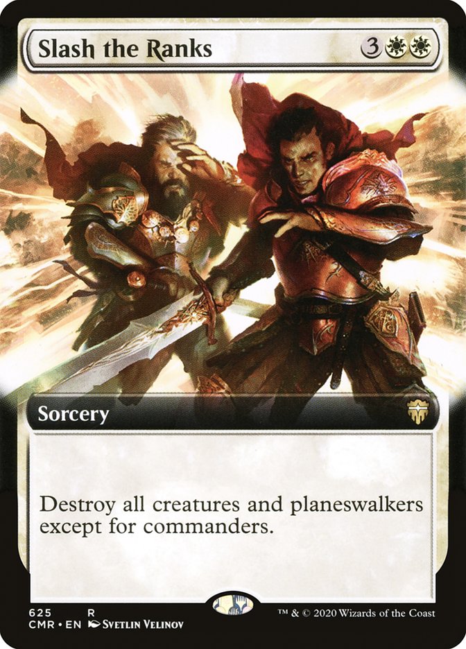 Slash the Ranks (Extended Art) [Commander Legends] MTG Single Magic: The Gathering | Red Claw Gaming