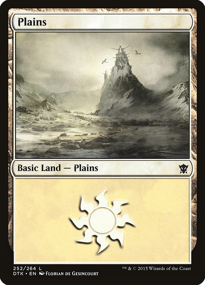 Plains (252) [Dragons of Tarkir] MTG Single Magic: The Gathering | Red Claw Gaming