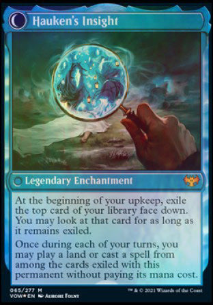 Jacob Hauken, Inspector // Hauken's Insight [Innistrad: Crimson Vow Prerelease Promos] MTG Single Magic: The Gathering | Red Claw Gaming