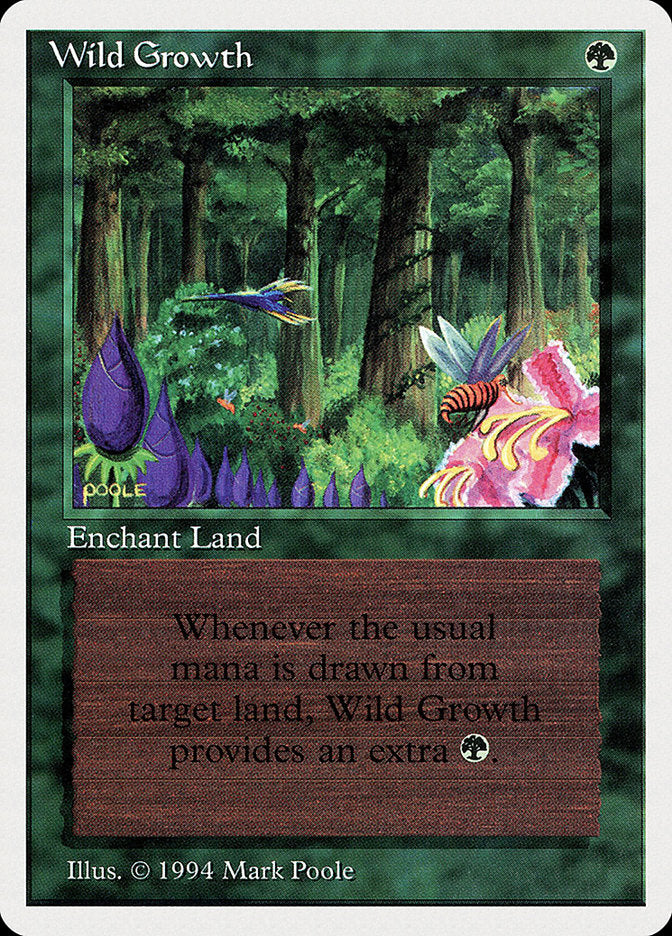 Wild Growth [Summer Magic / Edgar] MTG Single Magic: The Gathering | Red Claw Gaming
