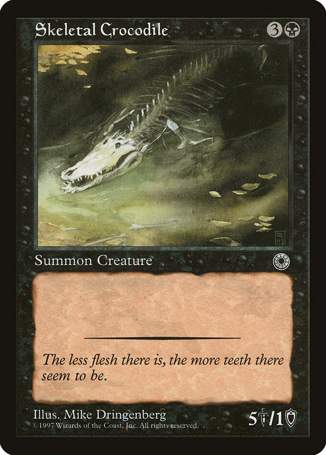 Skeletal Crocodile [Portal] MTG Single Magic: The Gathering | Red Claw Gaming