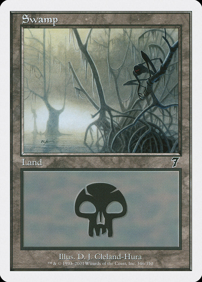 Swamp (346) [Seventh Edition] MTG Single Magic: The Gathering | Red Claw Gaming