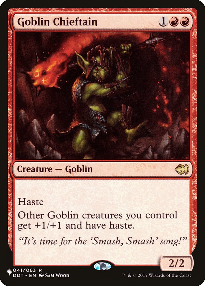 Goblin Chieftain [The List] MTG Single Magic: The Gathering | Red Claw Gaming