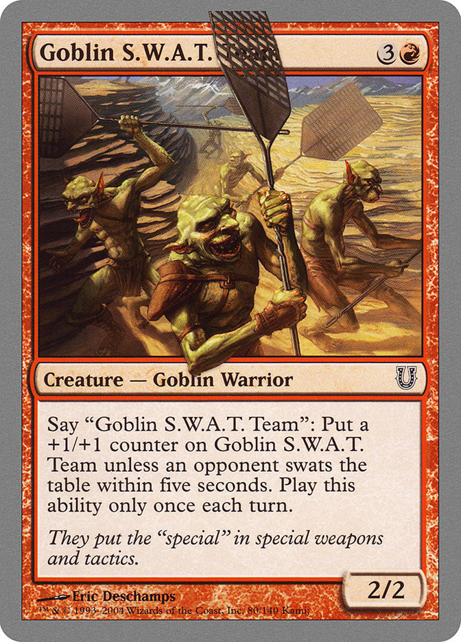Goblin S.W.A.T. Team [Unhinged] MTG Single Magic: The Gathering | Red Claw Gaming