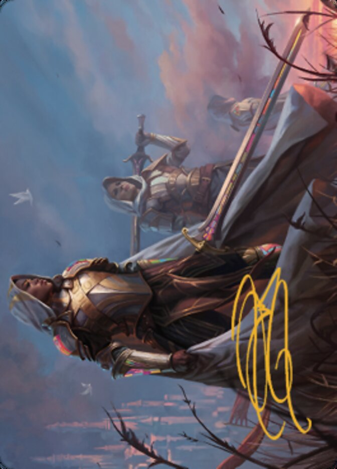Danitha, Benalia's Hope Art Card (Gold-Stamped Signature) [Dominaria United Art Series] MTG Single Magic: The Gathering | Red Claw Gaming