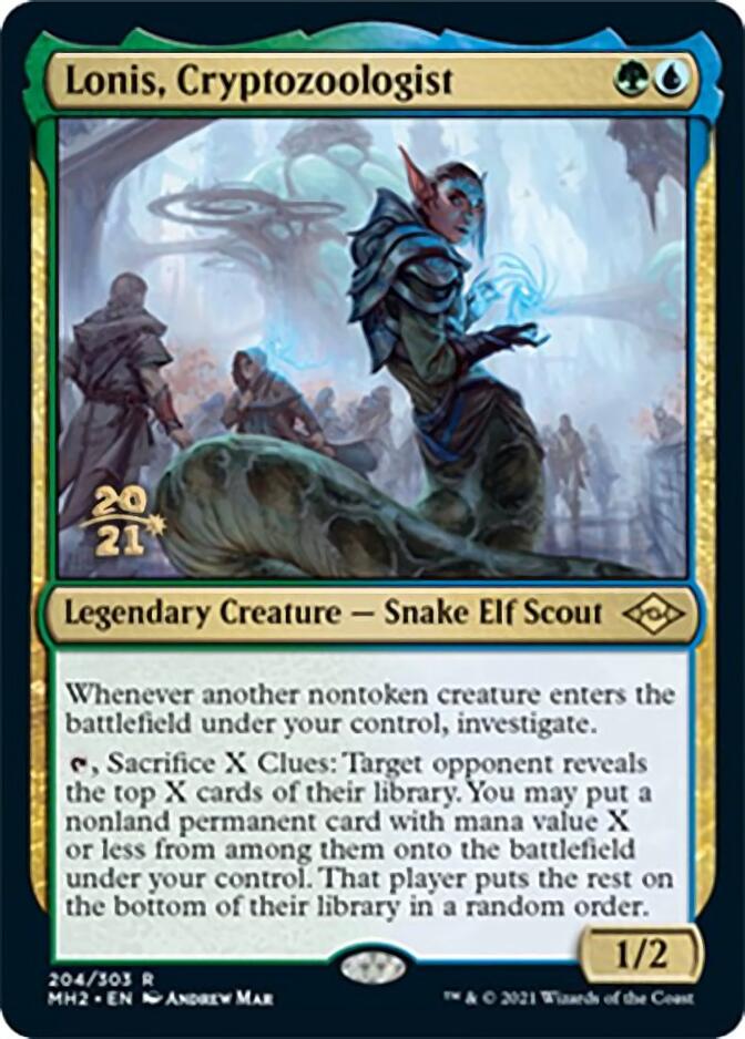 Lonis, Cryptozoologist [Modern Horizons 2 Prerelease Promos] MTG Single Magic: The Gathering | Red Claw Gaming