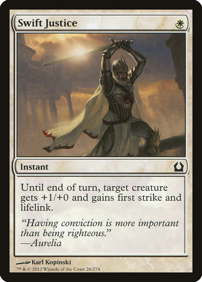 Swift Justice [Return to Ravnica] MTG Single Magic: The Gathering | Red Claw Gaming
