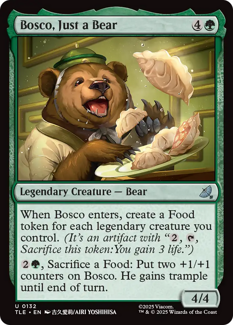 Bosco, Just a Bear [Avatar: The Last Airbender: Eternal-Legal] MTG Single Magic: The Gathering | Red Claw Gaming
