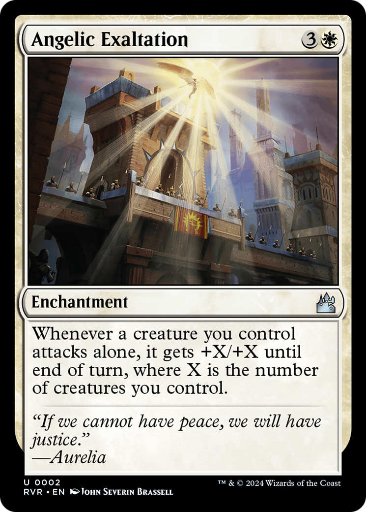 Angelic Exaltation [Ravnica Remastered] MTG Single Magic: The Gathering | Red Claw Gaming