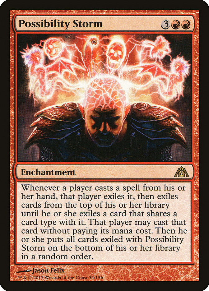 Possibility Storm [Dragon's Maze] MTG Single Magic: The Gathering | Red Claw Gaming