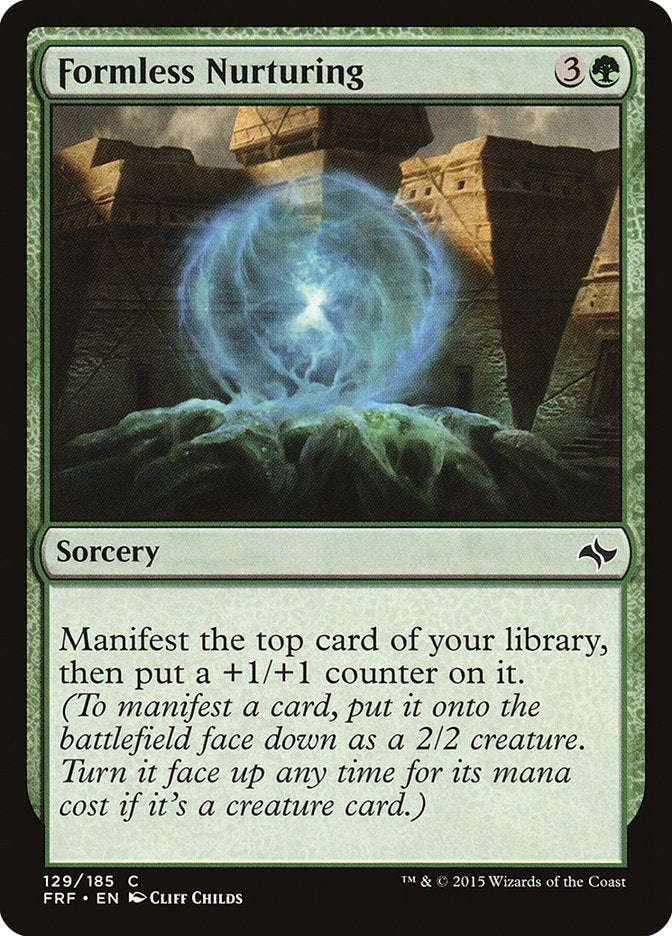 Formless Nurturing [Fate Reforged] MTG Single Magic: The Gathering | Red Claw Gaming