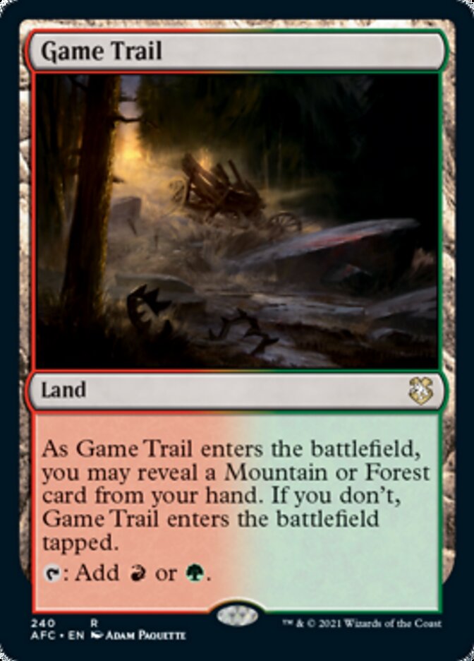 Game Trail [Dungeons & Dragons: Adventures in the Forgotten Realms Commander] MTG Single Magic: The Gathering | Red Claw Gaming