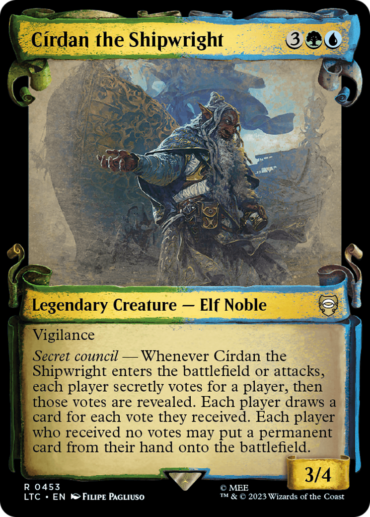 Cirdan the Shipwright [The Lord of the Rings: Tales of Middle-Earth Commander Showcase Scrolls] MTG Single Magic: The Gathering | Red Claw Gaming