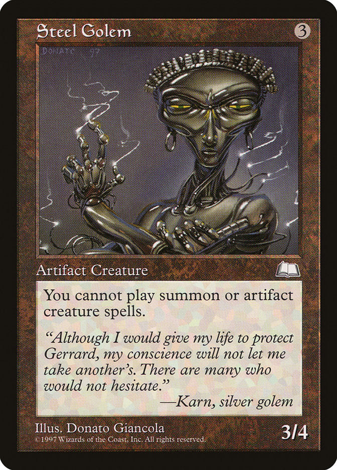 Steel Golem [Weatherlight] MTG Single Magic: The Gathering | Red Claw Gaming